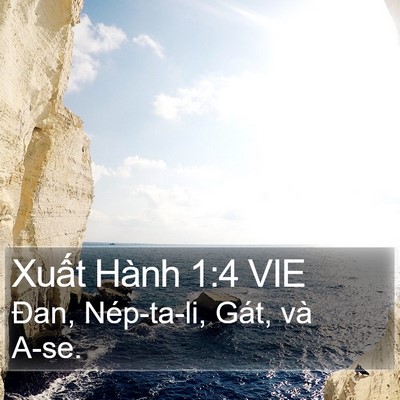 Xuất Hành 1:4 VIE Bible Verse Image