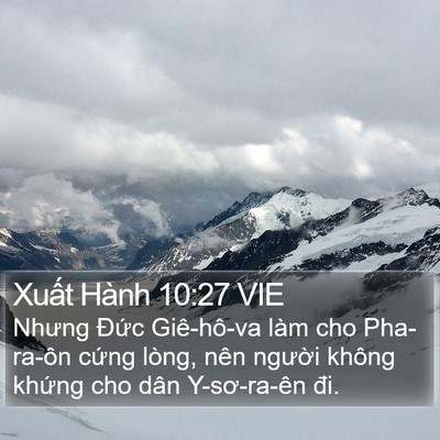 Xuất Hành 10:27 VIE Bible Verse Image