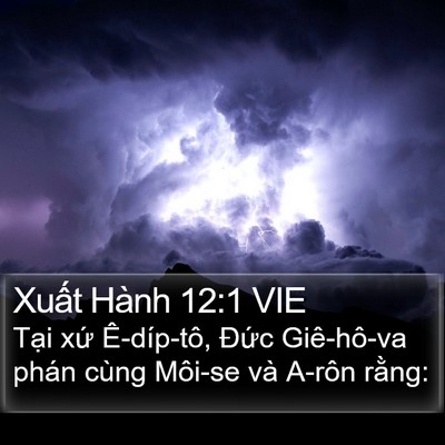 Xuất Hành 12:1 VIE Bible Verse Image