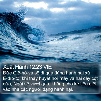 Xuất Hành 12:23 VIE Bible Verse Image