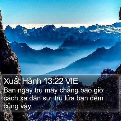 Xuất Hành 13:22 VIE Bible Verse Image