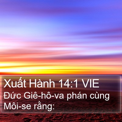 Xuất Hành 14:1 VIE Bible Verse Image