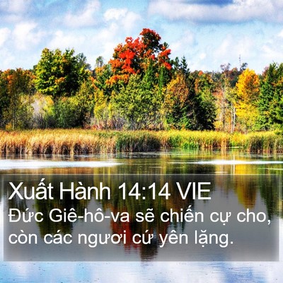 Xuất Hành 14:14 VIE Bible Verse Image