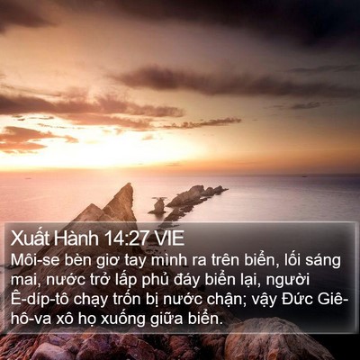 Xuất Hành 14:27 VIE Bible Verse Image