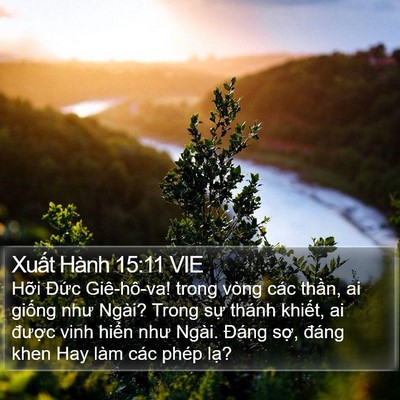 Xuất Hành 15:11 VIE Bible Verse Image