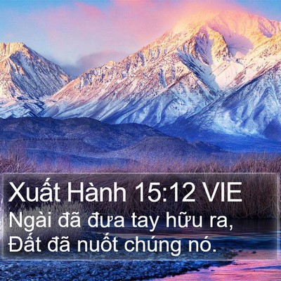 Xuất Hành 15:12 VIE Bible Verse Image