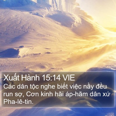 Xuất Hành 15:14 VIE Bible Verse Image