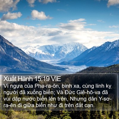 Xuất Hành 15:19 VIE Bible Verse Image