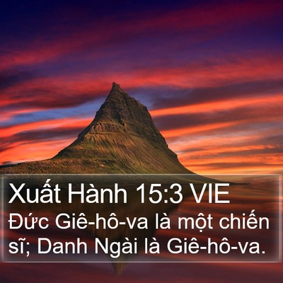 Xuất Hành 15:3 VIE Bible Verse Image
