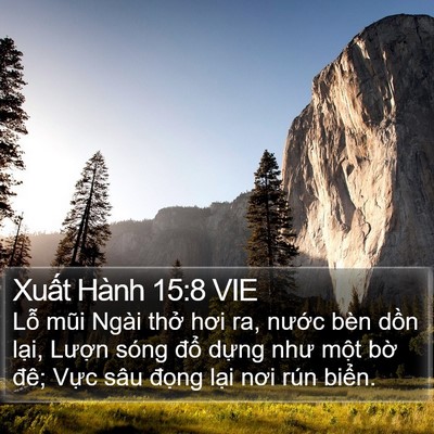 Xuất Hành 15:8 VIE Bible Verse Image