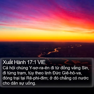 Xuất Hành 17:1 VIE Bible Verse Image
