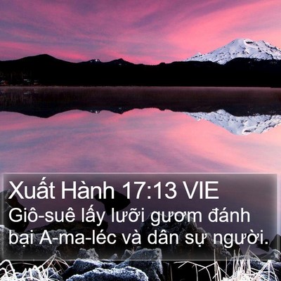 Xuất Hành 17:13 VIE Bible Verse Image