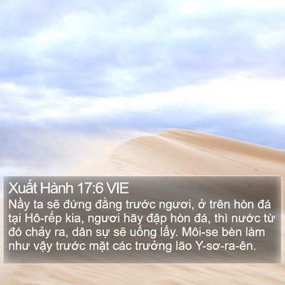 Xuất Hành 17:6 VIE Bible Verse Image