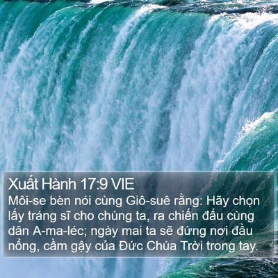 Xuất Hành 17:9 VIE Bible Verse Image