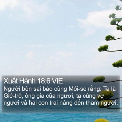 Xuất Hành 18:6 VIE Bible Verse Image
