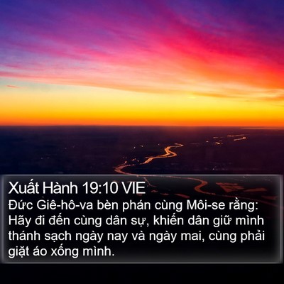 Xuất Hành 19:10 VIE Bible Verse Image