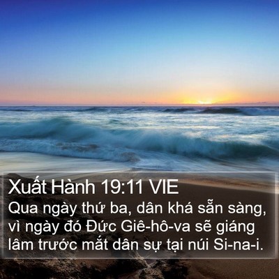 Xuất Hành 19:11 VIE Bible Verse Image