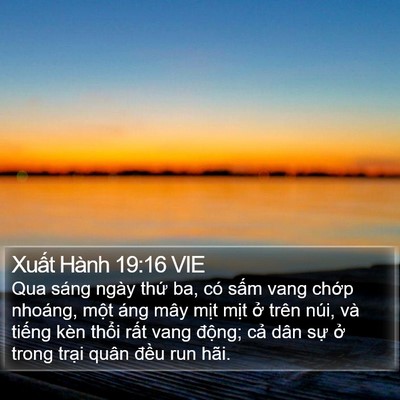 Xuất Hành 19:16 VIE Bible Verse Image