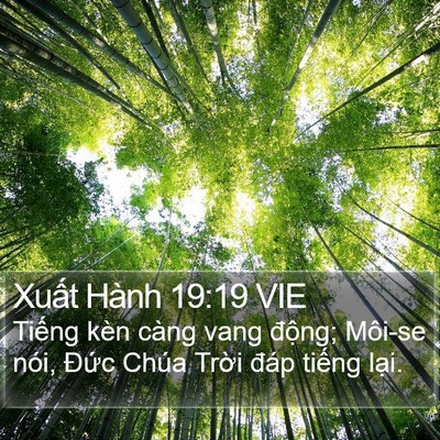 Xuất Hành 19:19 VIE Bible Verse Image