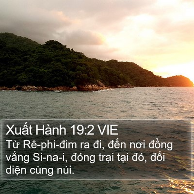 Xuất Hành 19:2 VIE Bible Verse Image