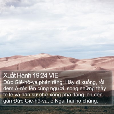 Xuất Hành 19:24 VIE Bible Verse Image
