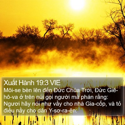 Xuất Hành 19:3 VIE Bible Verse Image