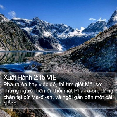 Xuất Hành 2:15 VIE Bible Verse Image