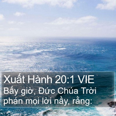 Xuất Hành 20:1 VIE Bible Verse Image