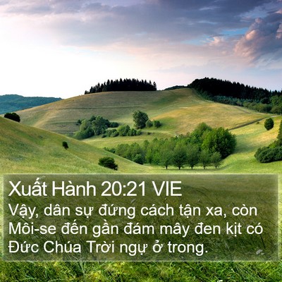 Xuất Hành 20:21 VIE Bible Verse Image