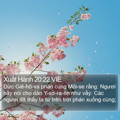 Xuất Hành 20:22 VIE Bible Verse Image