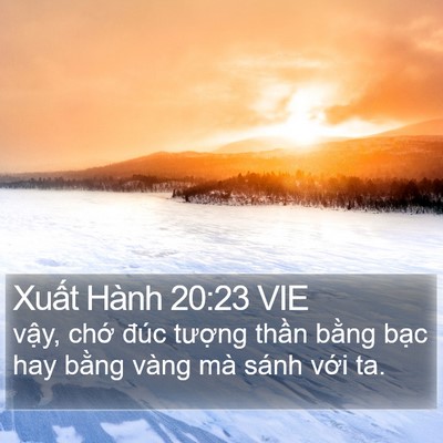Xuất Hành 20:23 VIE Bible Verse Image