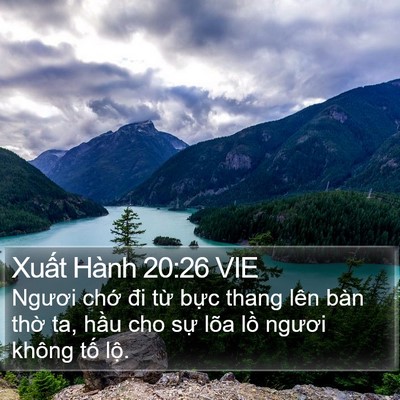 Xuất Hành 20:26 VIE Bible Verse Image