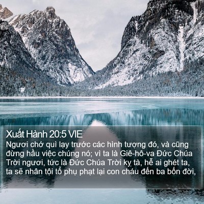 Xuất Hành 20:5 VIE Bible Verse Image