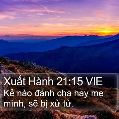 Xuất Hành 21:15 VIE Bible Verse Image