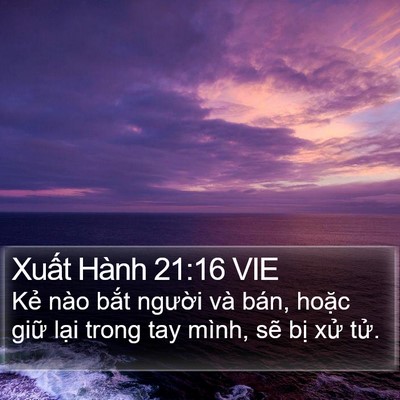 Xuất Hành 21:16 VIE Bible Verse Image