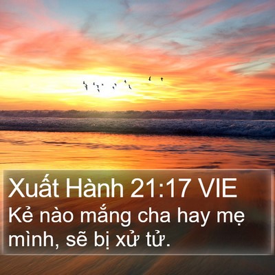 Xuất Hành 21:17 VIE Bible Verse Image