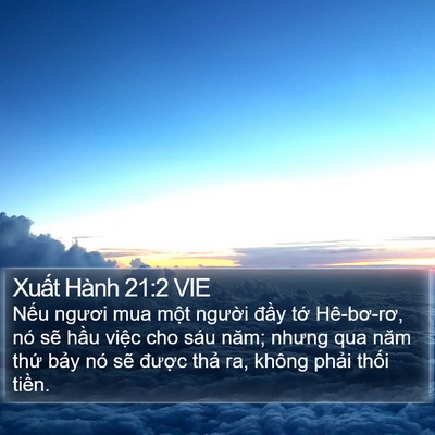 Xuất Hành 21:2 VIE Bible Verse Image