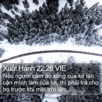 Xuất Hành 22:26 VIE Bible Verse Image