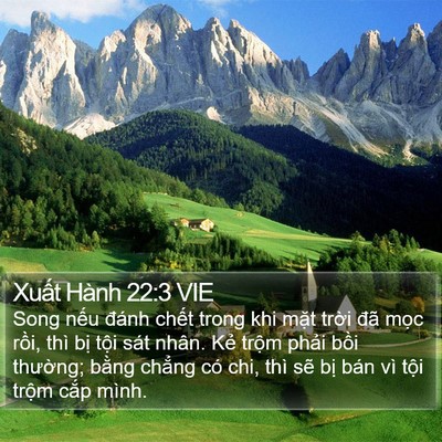 Xuất Hành 22:3 VIE Bible Verse Image