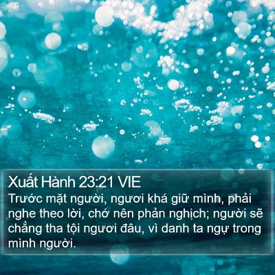 Xuất Hành 23:21 VIE Bible Verse Image