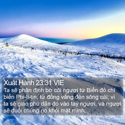Xuất Hành 23:31 VIE Bible Verse Image