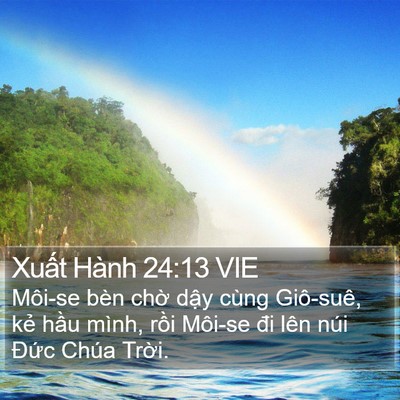 Xuất Hành 24:13 VIE Bible Verse Image