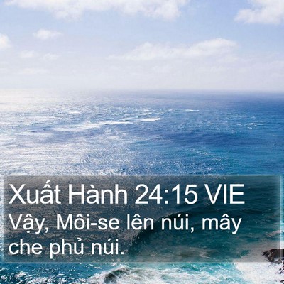 Xuất Hành 24:15 VIE Bible Verse Image