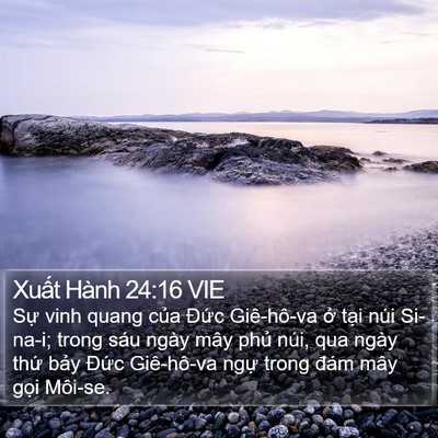 Xuất Hành 24:16 VIE Bible Verse Image