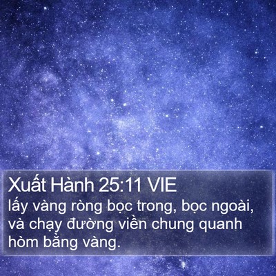 Xuất Hành 25:11 VIE Bible Verse Image
