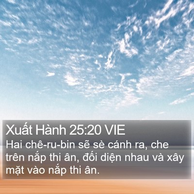 Xuất Hành 25:20 VIE Bible Verse Image
