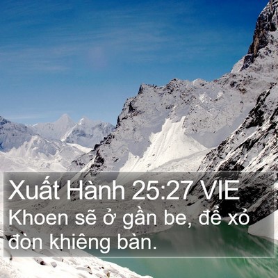 Xuất Hành 25:27 VIE Bible Verse Image