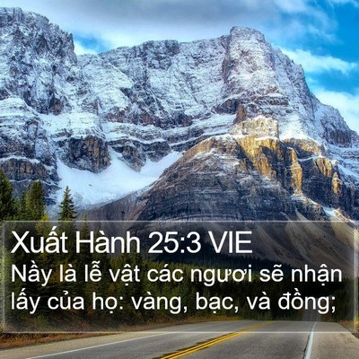 Xuất Hành 25:3 VIE Bible Verse Image