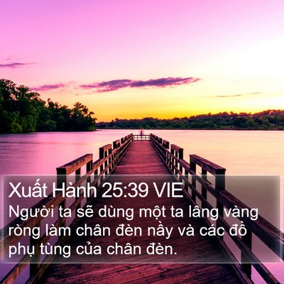 Xuất Hành 25:39 VIE Bible Verse Image