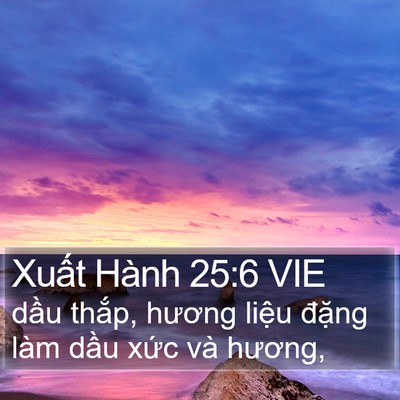 Xuất Hành 25:6 VIE Bible Verse Image